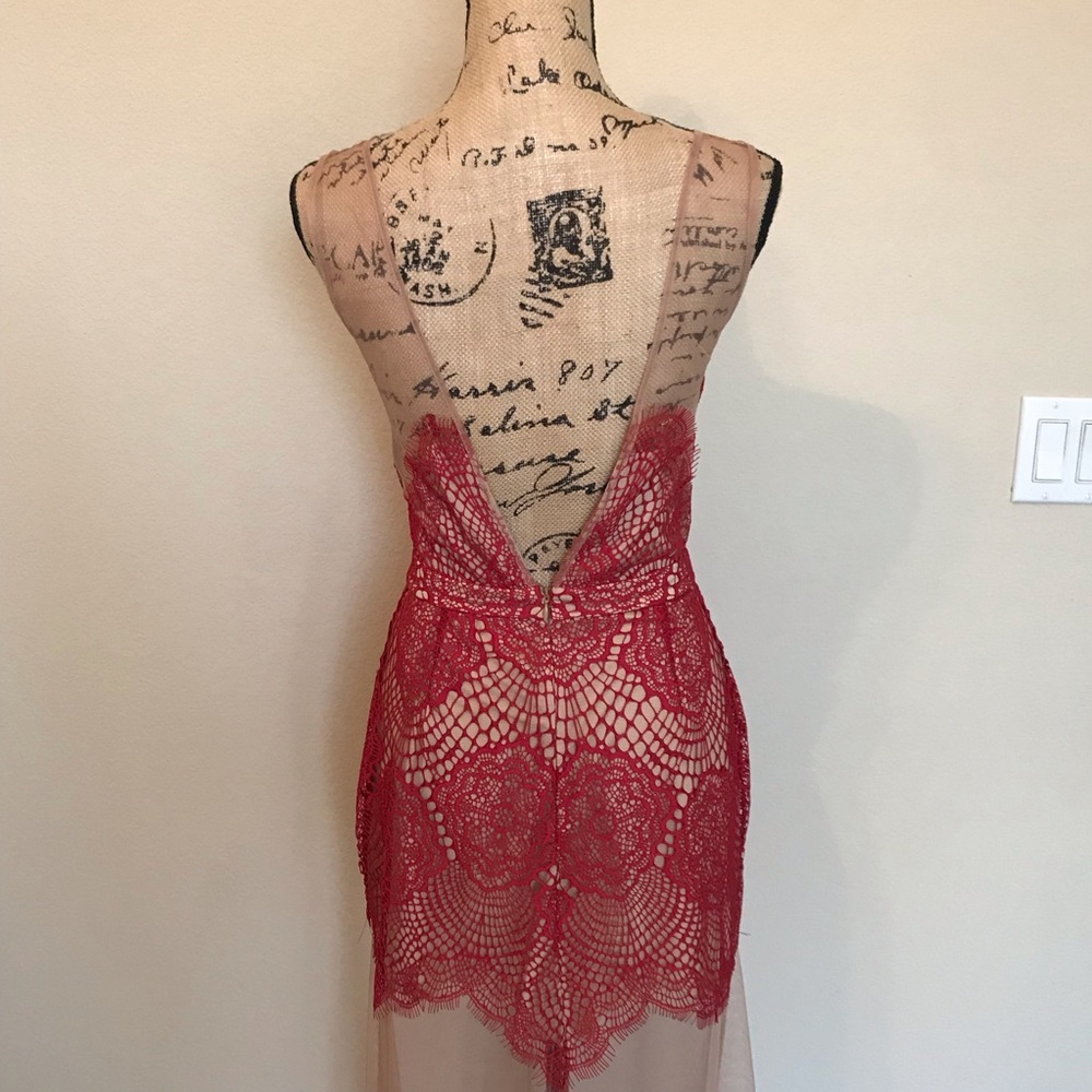 *SOLD* For Love & Lemons Red Antigua Maxi Long - Picture 7 of 8